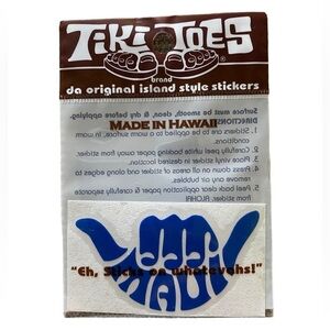 MAUI Shaka Tiki Toes 2” Island Style Vinyl Sticker - Made in Hawaii - NEW